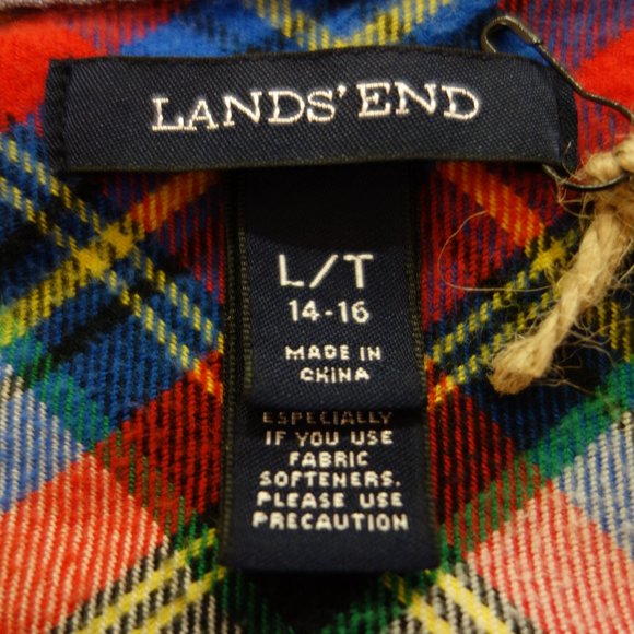 Panic! at the Disco One-of-a-Kind Land's End Custom Flannel Shirt - L - Picture 7 of 8